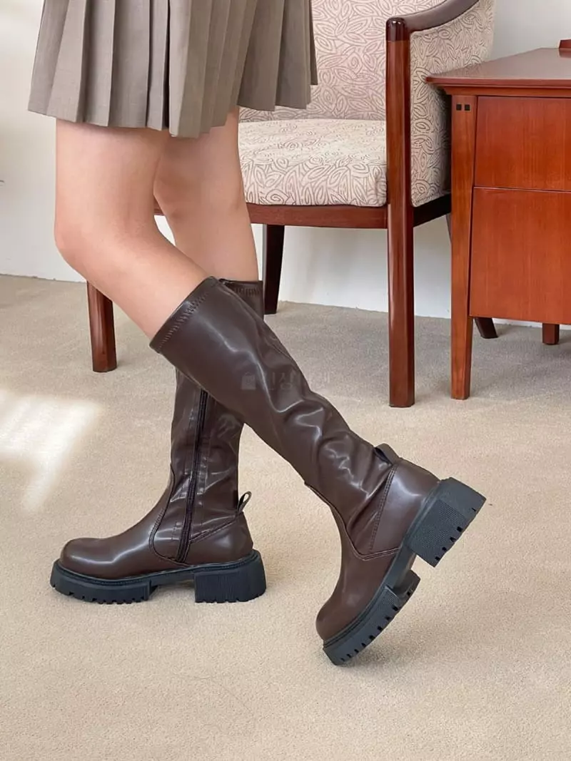 Golden Shoe - Korean Women Fashion - #womensfashion - hu918 Long Boots - 7