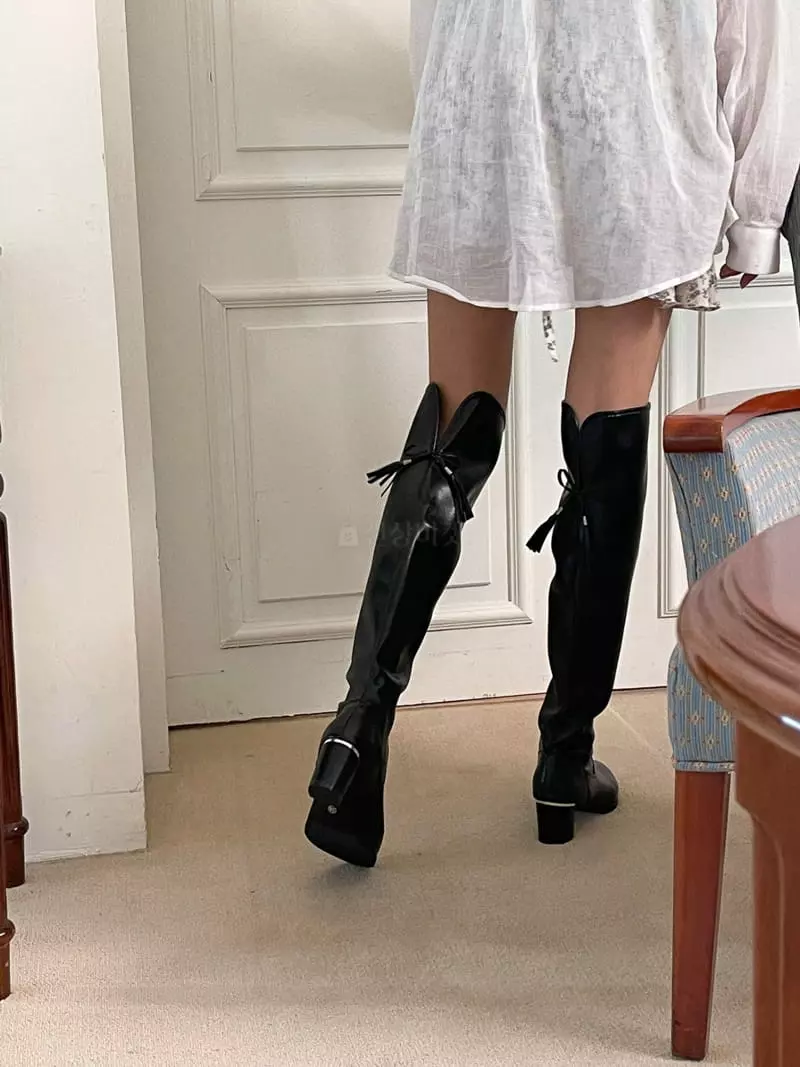 Golden Shoe - Korean Women Fashion - #womensfashion - hu688 Long Boots - 5