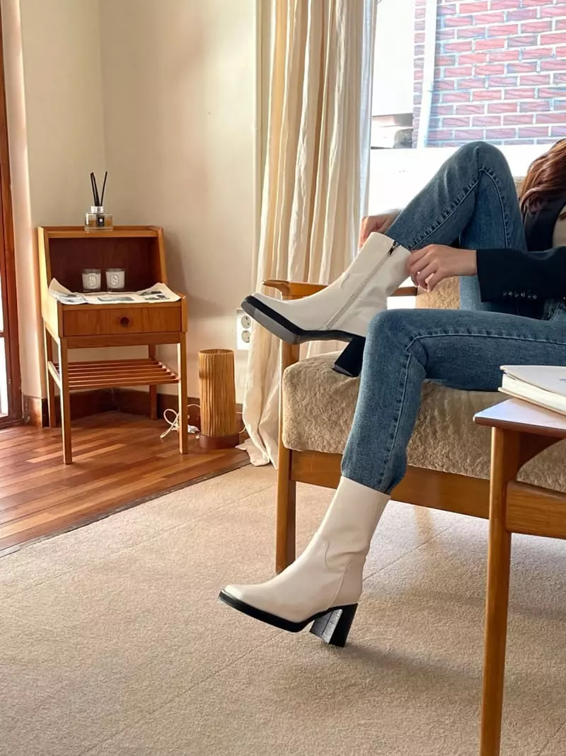 Golden Shoe - Korean Women Fashion - #womensfashion - sty535 Boots - 11