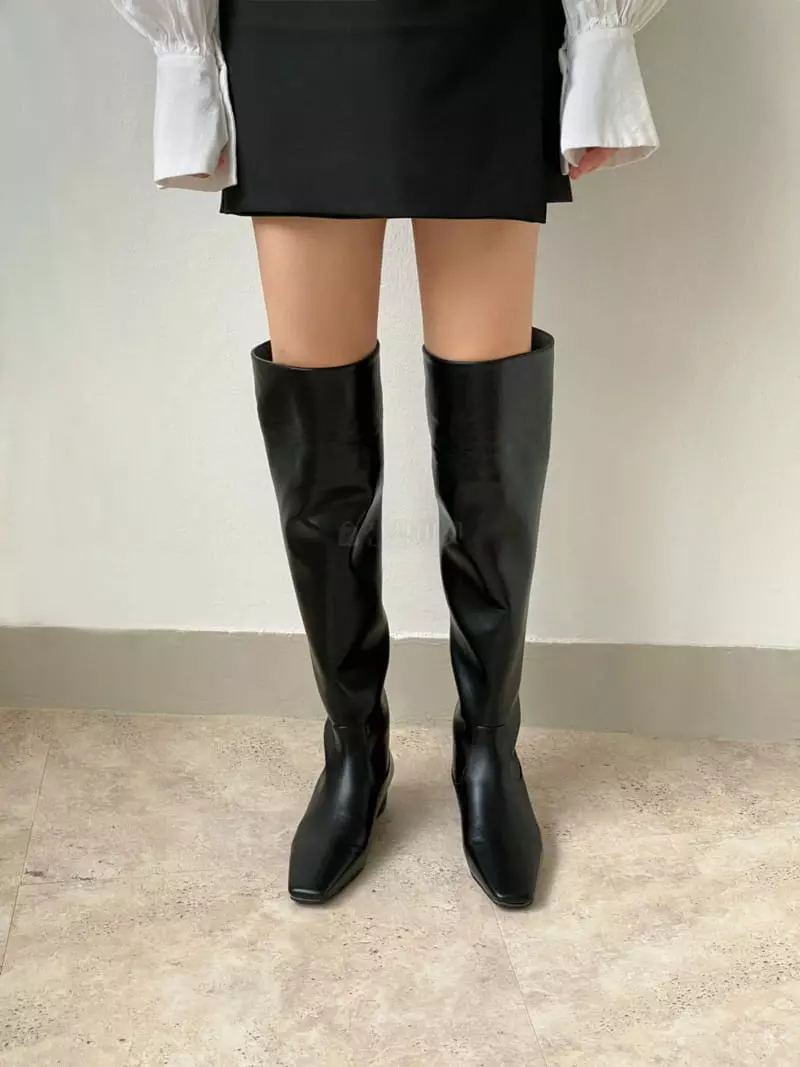 Golden Shoe - Korean Women Fashion - #womensfashion - h2031 Long Boots - 3