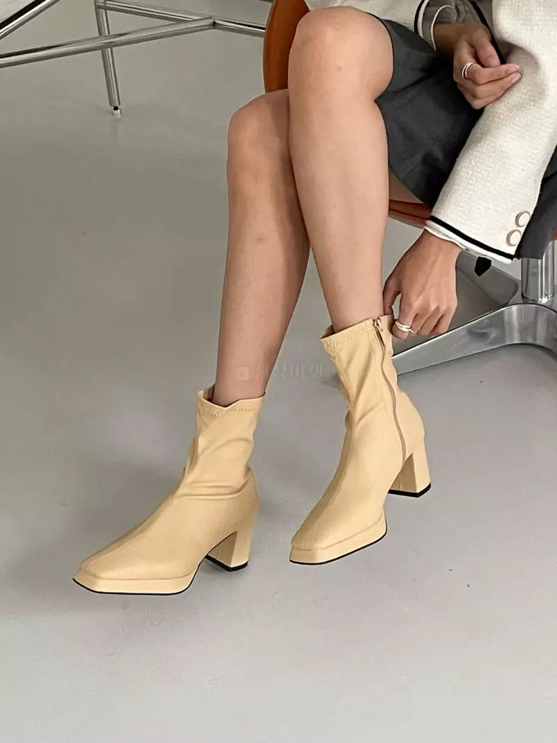 Golden Shoe - Korean Women Fashion - #womensfashion - fa1202 Ankle Boots - 9