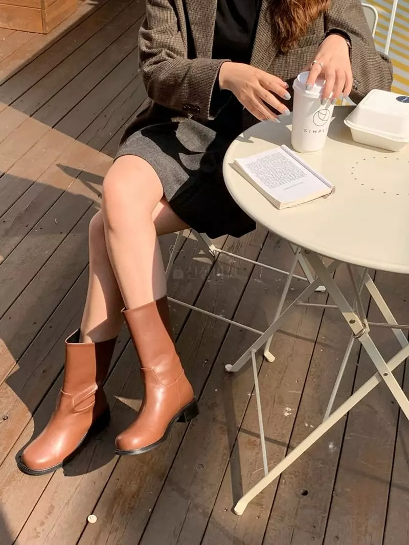 Golden Shoe - Korean Women Fashion - #womensfashion - fa1119 Ankle Boots - 11
