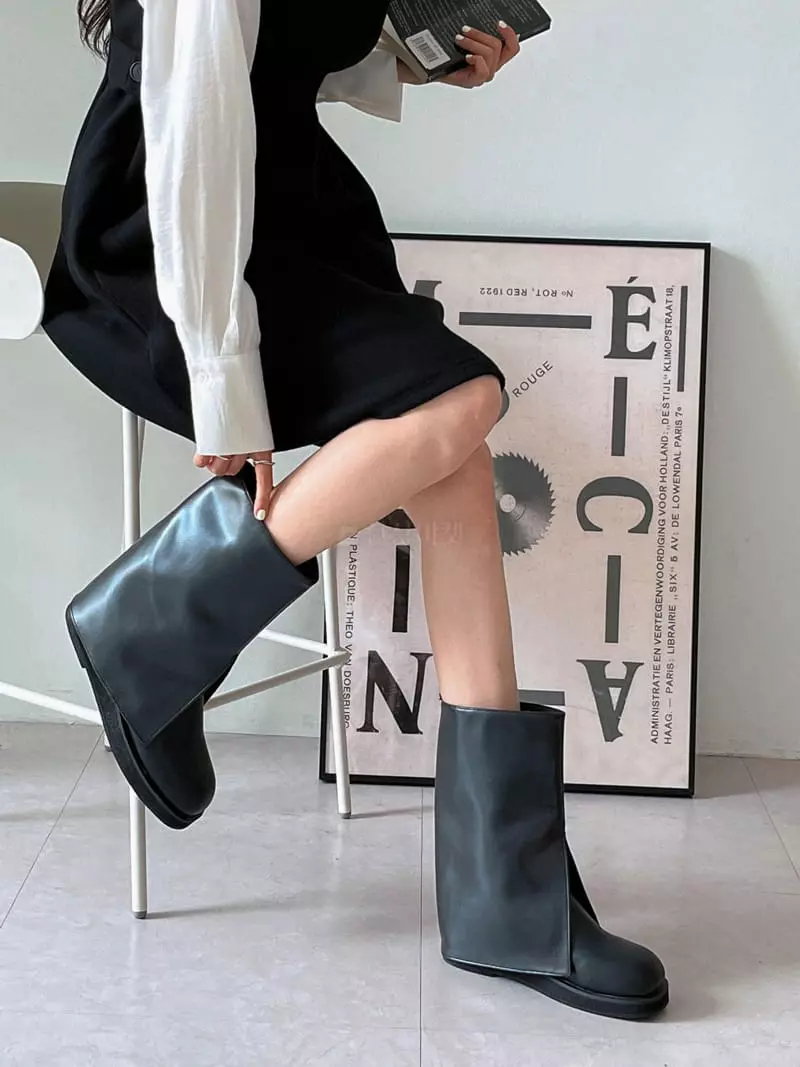 Golden Shoe - Korean Women Fashion - #womensfashion - DH3758 Boots - 8