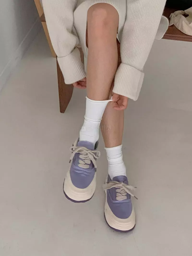 Golden Shoe - Korean Women Fashion - #momslook - dam1025 Sneakers - 4