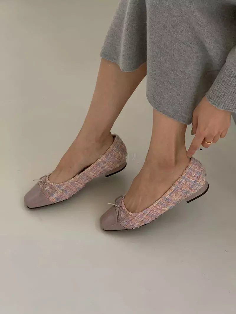 Golden Shoe - Korean Women Fashion - #womensfashion - dam1021  1 Flats - 2