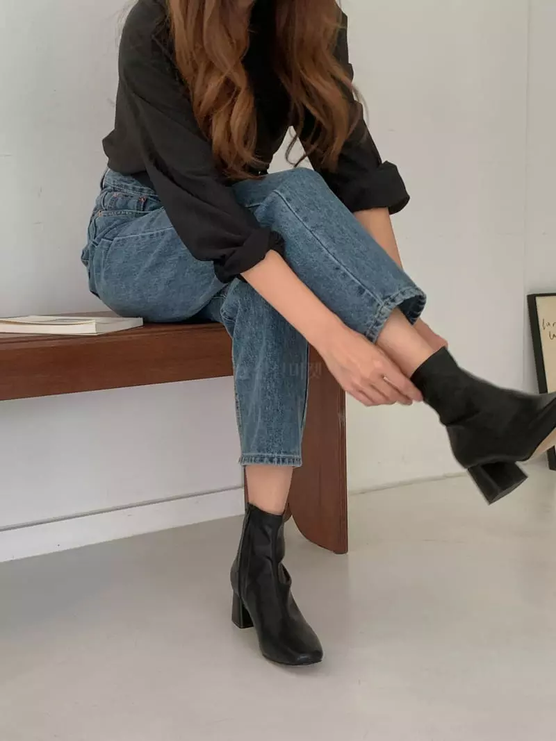 Golden Shoe - Korean Women Fashion - #womensfashion - dam0013 Ankle Boots - 5