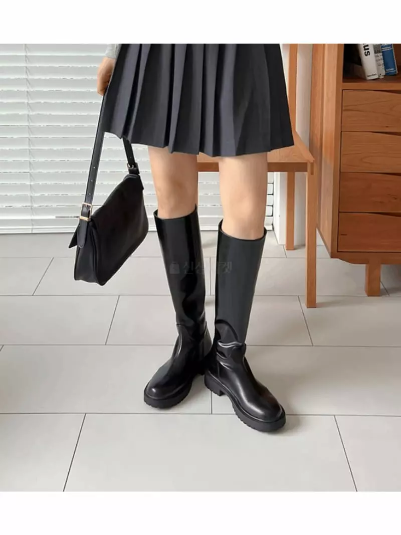 Golden Shoe - Korean Women Fashion - #womensfashion - bu1976 Long Boots - 3