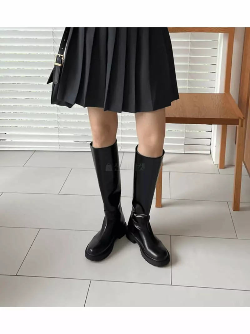 Golden Shoe - Korean Women Fashion - #womensfashion - bu1976 Long Boots - 5