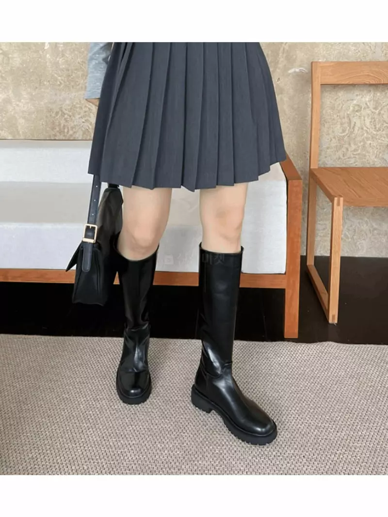 Golden Shoe - Korean Women Fashion - #womensfashion - bu1976 Long Boots - 7