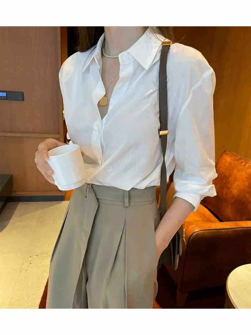 Gracia - Korean Women Fashion - #momslook - Luna Shirt