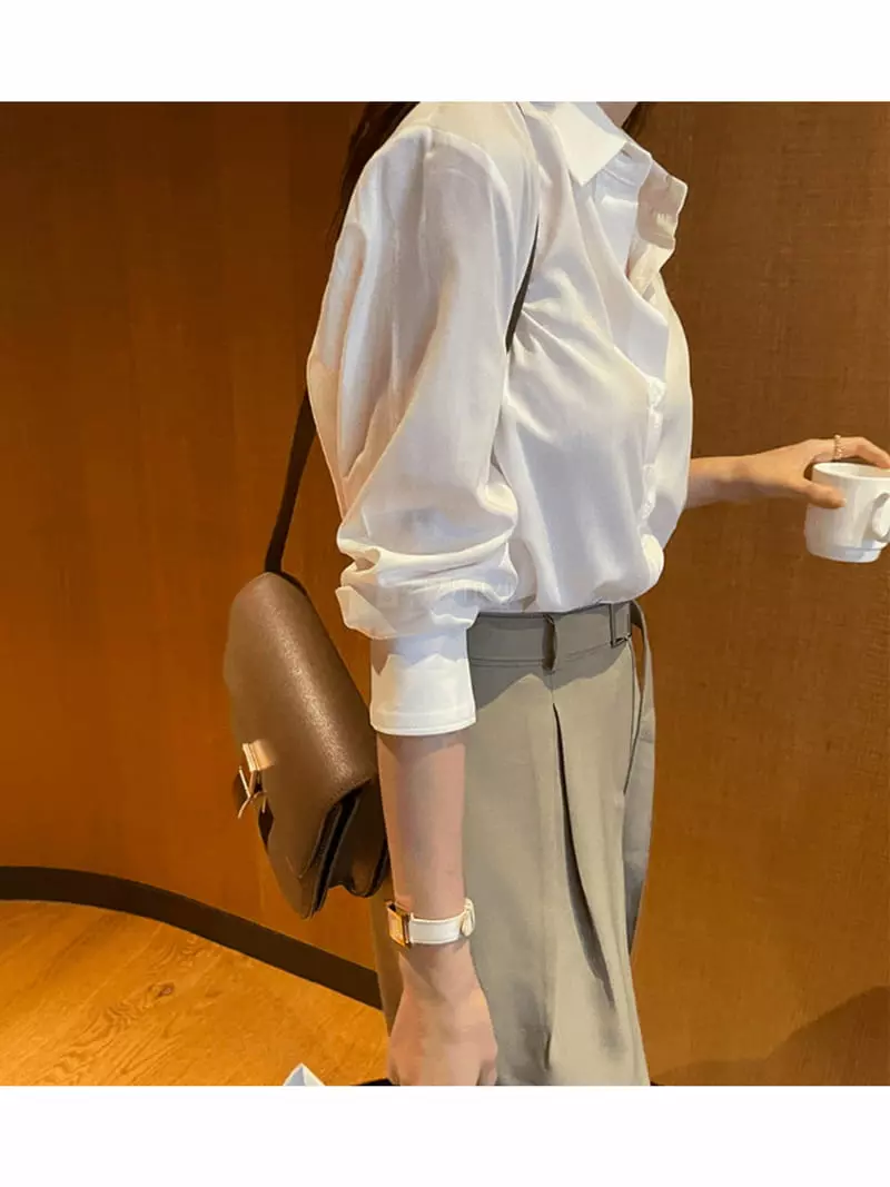 Gracia - Korean Women Fashion - #momslook - Luna Shirt - 2