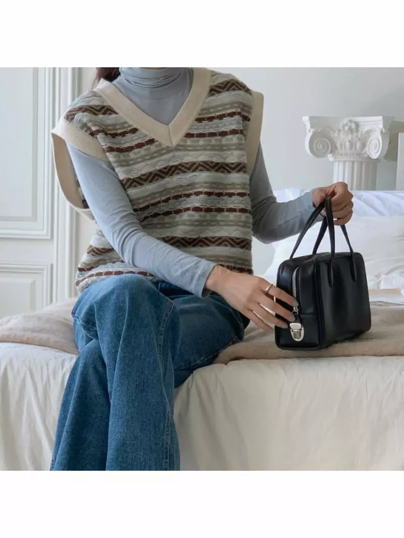 Gracia - Korean Women Fashion - #momslook - Skin Turtleneck Tee - 11