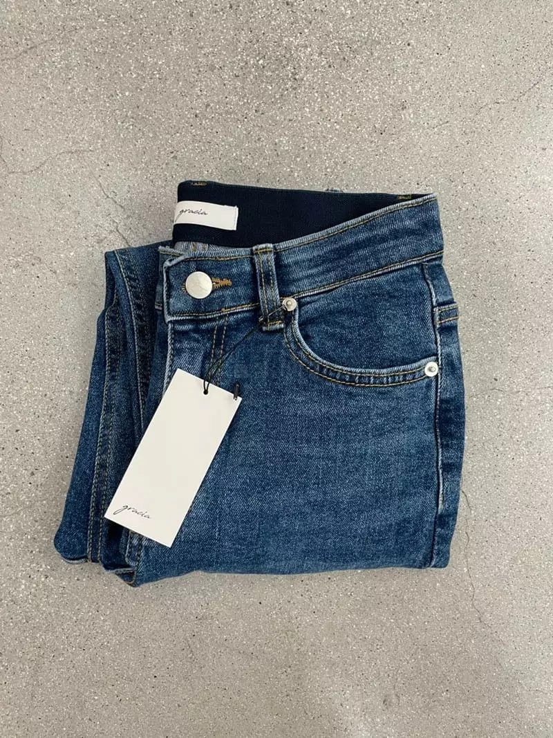 Gracia - Korean Women Fashion - #momslook - Util Banding Jeans - 12