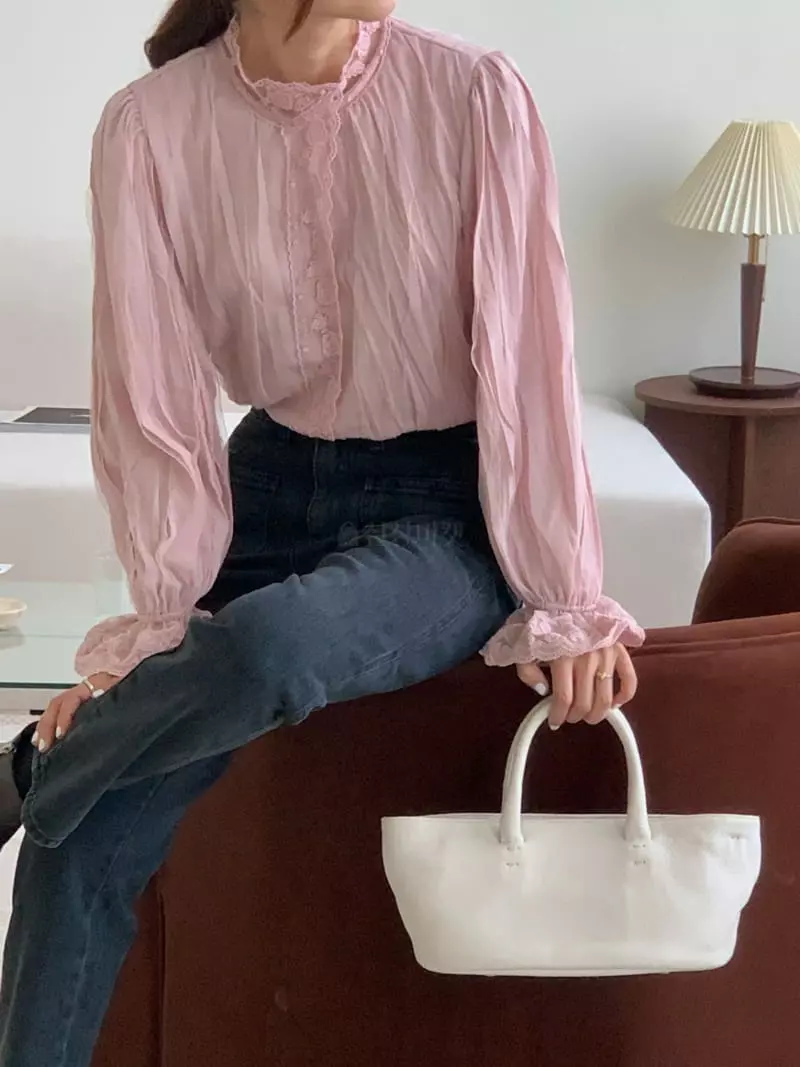 Gracia - Korean Women Fashion - #momslook - Ellin Blouse - 12