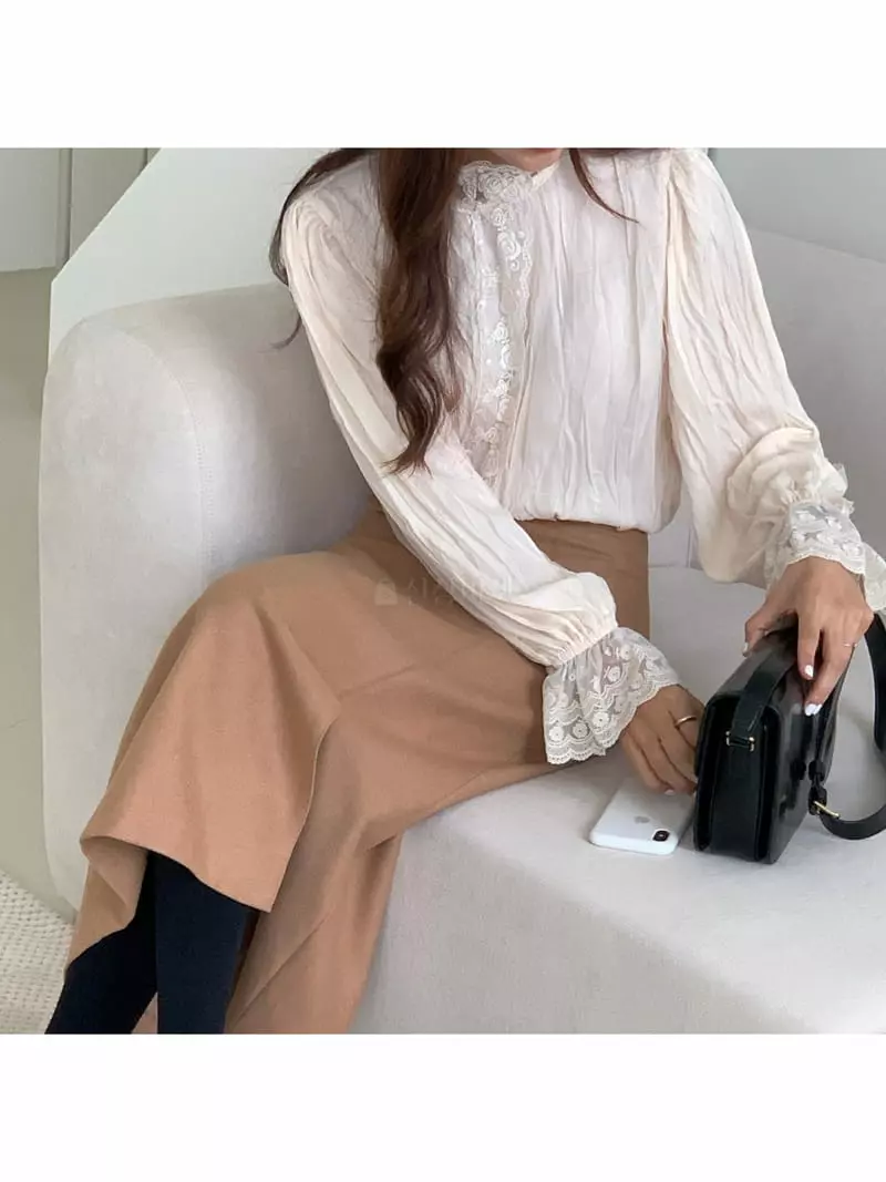 Gracia - Korean Women Fashion - #momslook - Ellin Blouse - 6