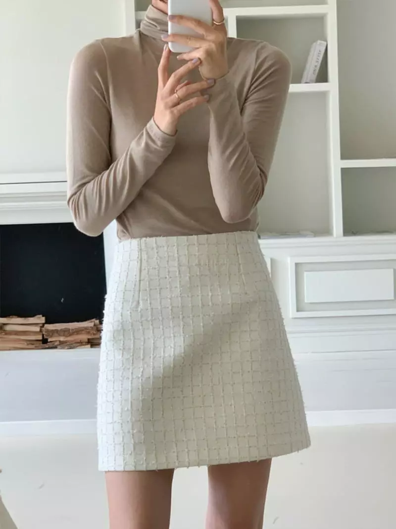 Gracia - Korean Women Fashion - #momslook - Anna Twid Skirt - 10