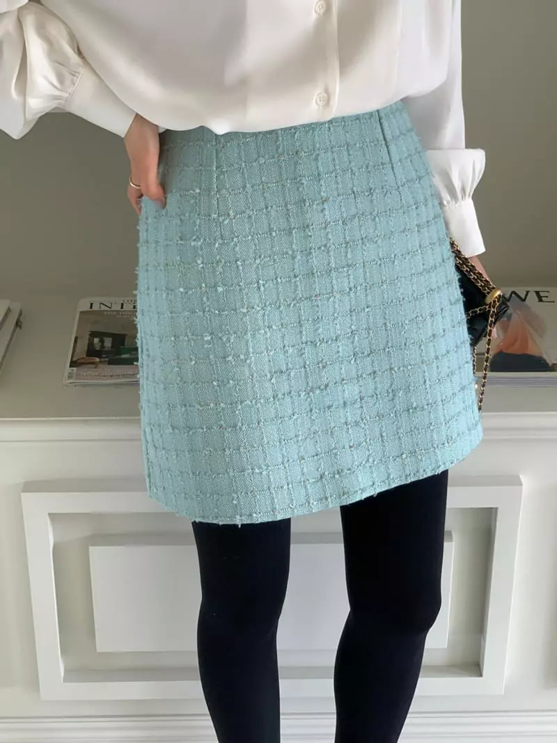Gracia - Korean Women Fashion - #womensfashion - Anna Twid Skirt - 4