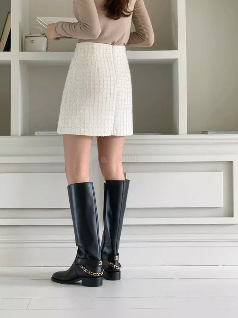Gracia - Korean Women Fashion - #momslook - Anna Twid Skirt - 8