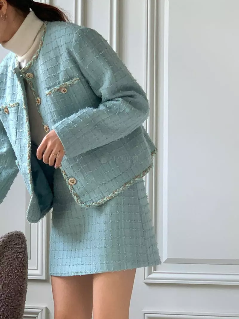 Gracia - Korean Women Fashion - #momslook - Anna Twid Jacket