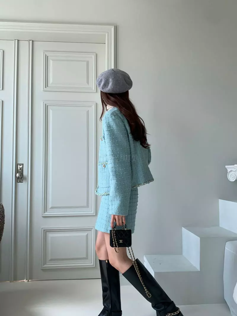 Gracia - Korean Women Fashion - #momslook - Anna Twid Jacket - 3
