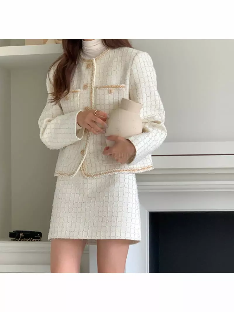 Gracia - Korean Women Fashion - #momslook - Anna Twid Jacket - 7