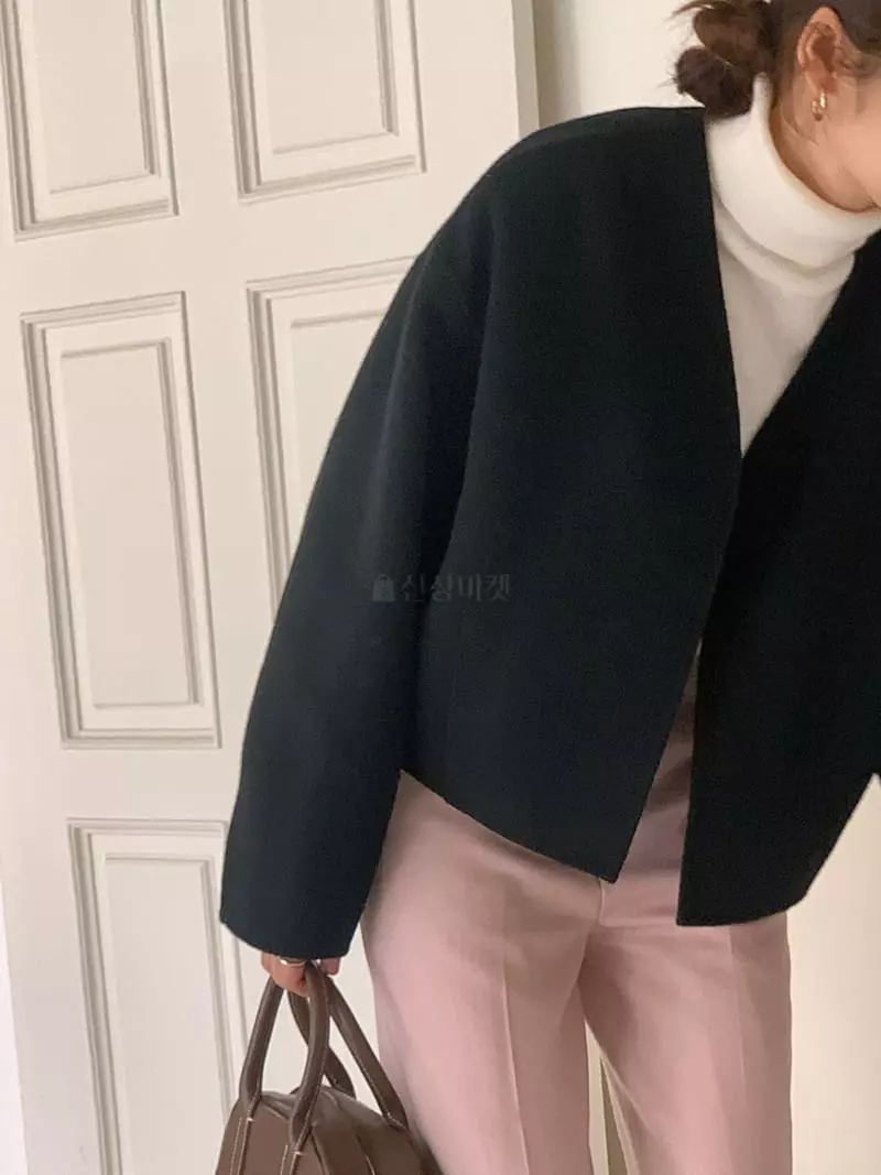 Gracia - Korean Women Fashion - #momslook - No Collat Coat - 10