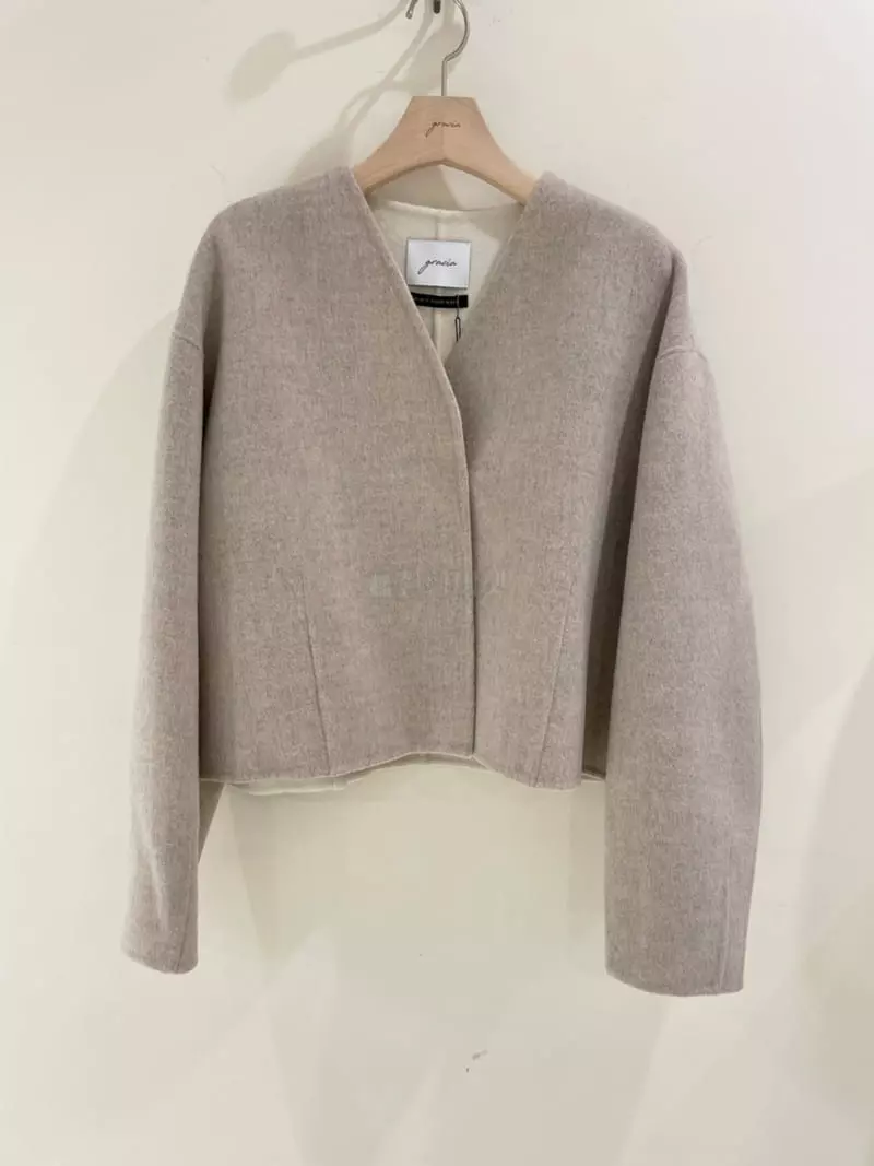 Gracia - Korean Women Fashion - #momslook - No Collat Coat - 11