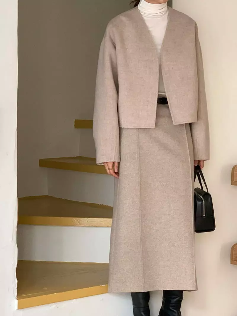 Gracia - Korean Women Fashion - #womensfashion - No Collat Coat - 4