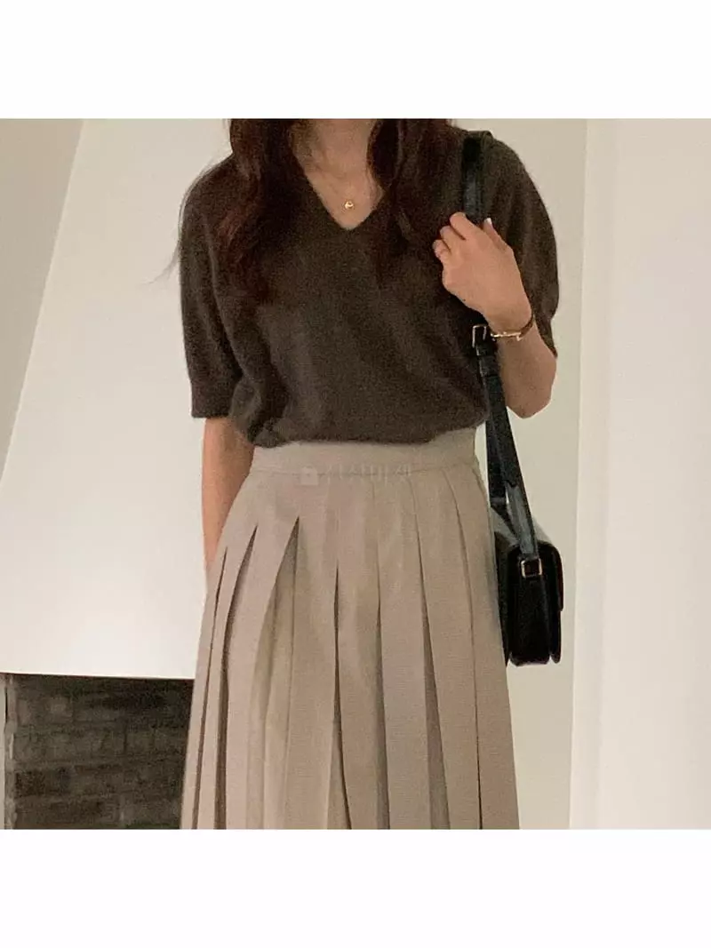Gracia - Korean Women Fashion - #shopsmall - Racoon Fox Knit Tee - 12