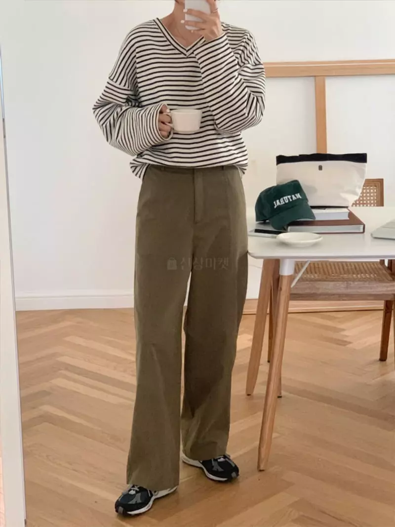 Gracia - Korean Women Fashion - #thatsdarling - Brush Pants - 5