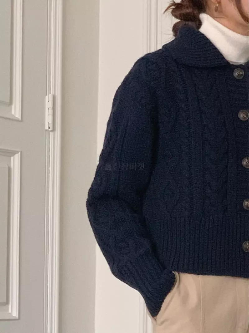 Gracia - Korean Women Fashion - #vintagekidsstyle - Lior Collar Cardigan - 9