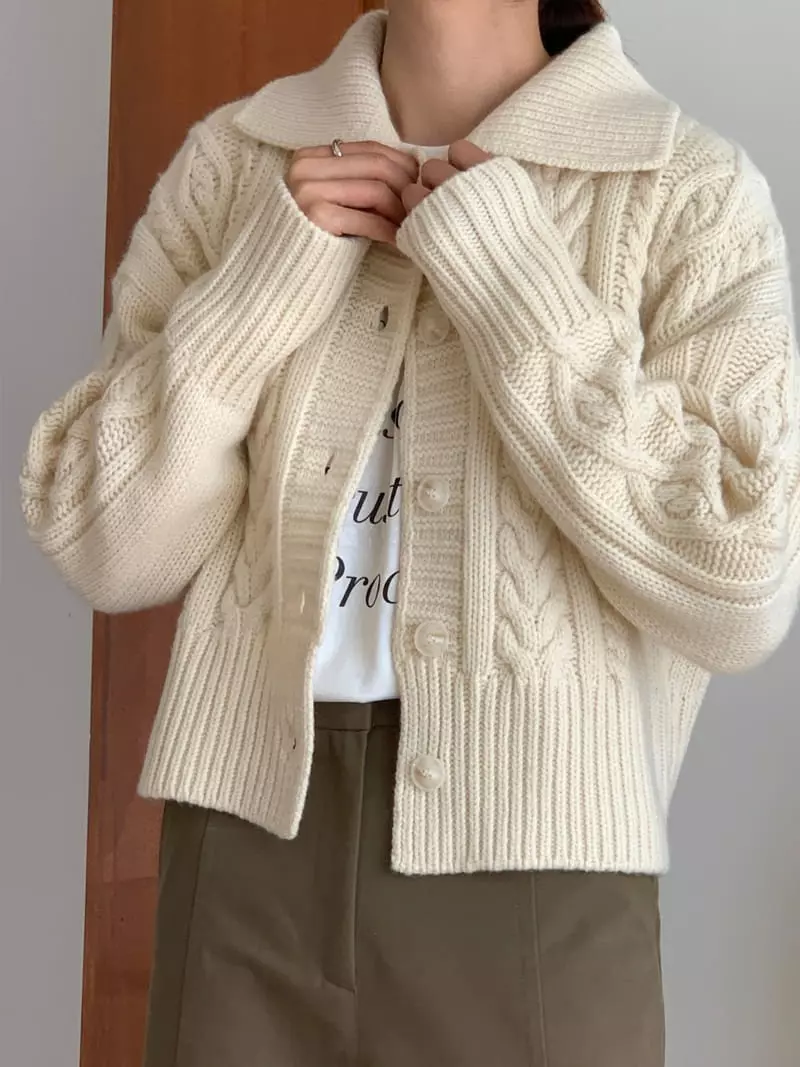 Gracia - Korean Women Fashion - #womensfashion - Lior Collar Cardigan