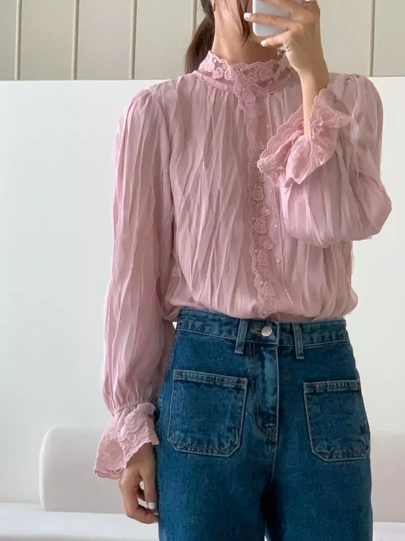 Gracia - Korean Women Fashion - #womensfashion - Ellin Blouse - 11