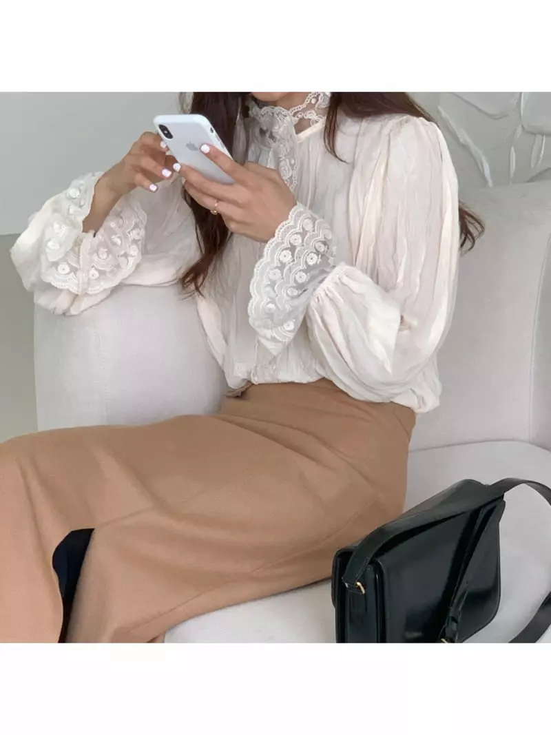 Gracia - Korean Women Fashion - #womensfashion - Ellin Blouse - 7