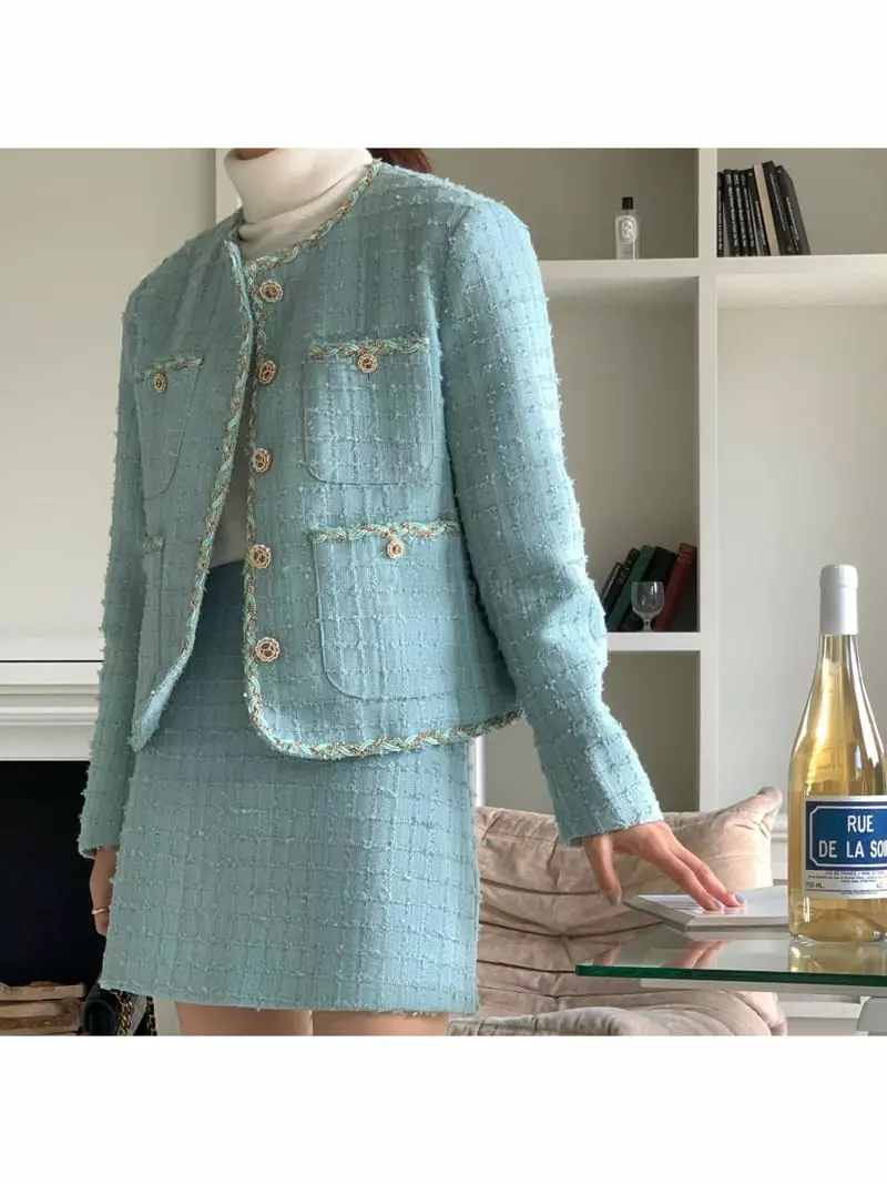 Gracia - Korean Women Fashion - #womensfashion - Anna Twid Jacket - 2