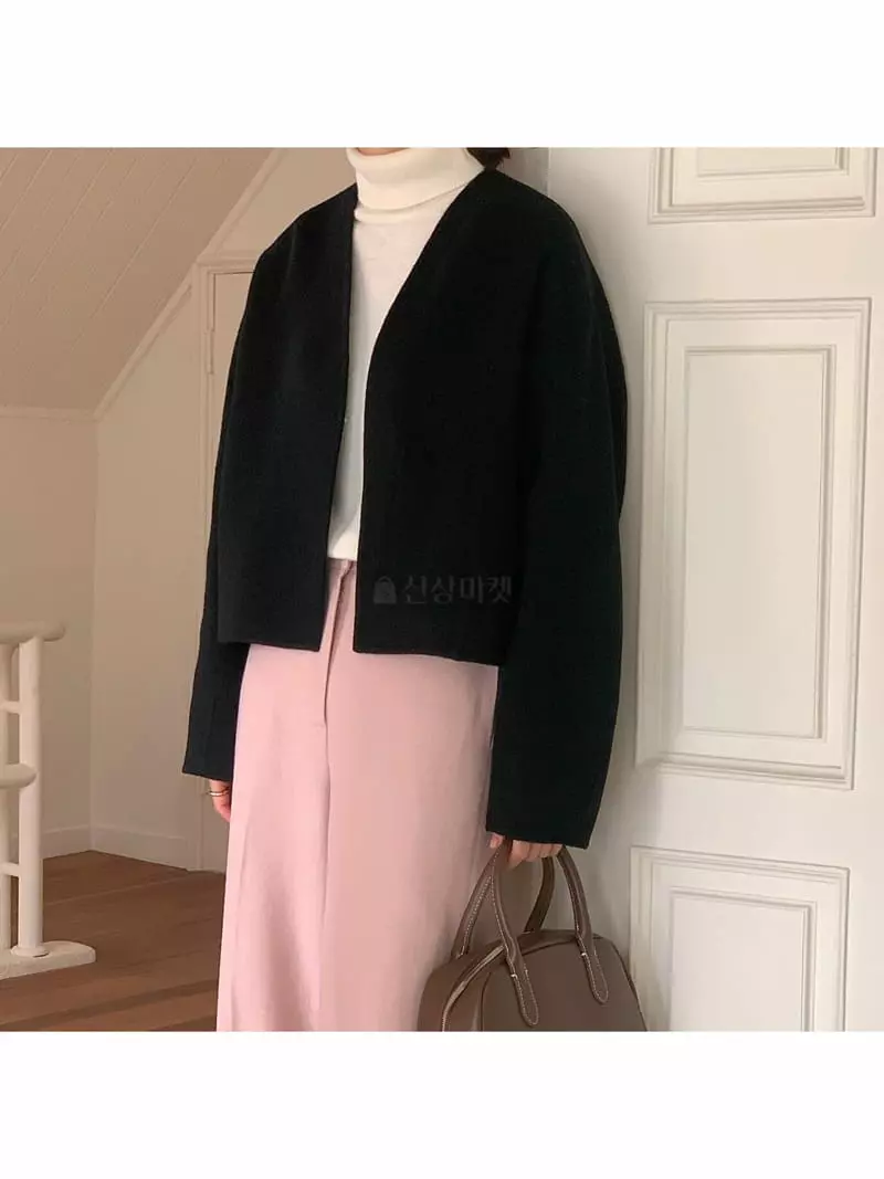 Gracia - Korean Women Fashion - #womensfashion - No Collat Coat - 9