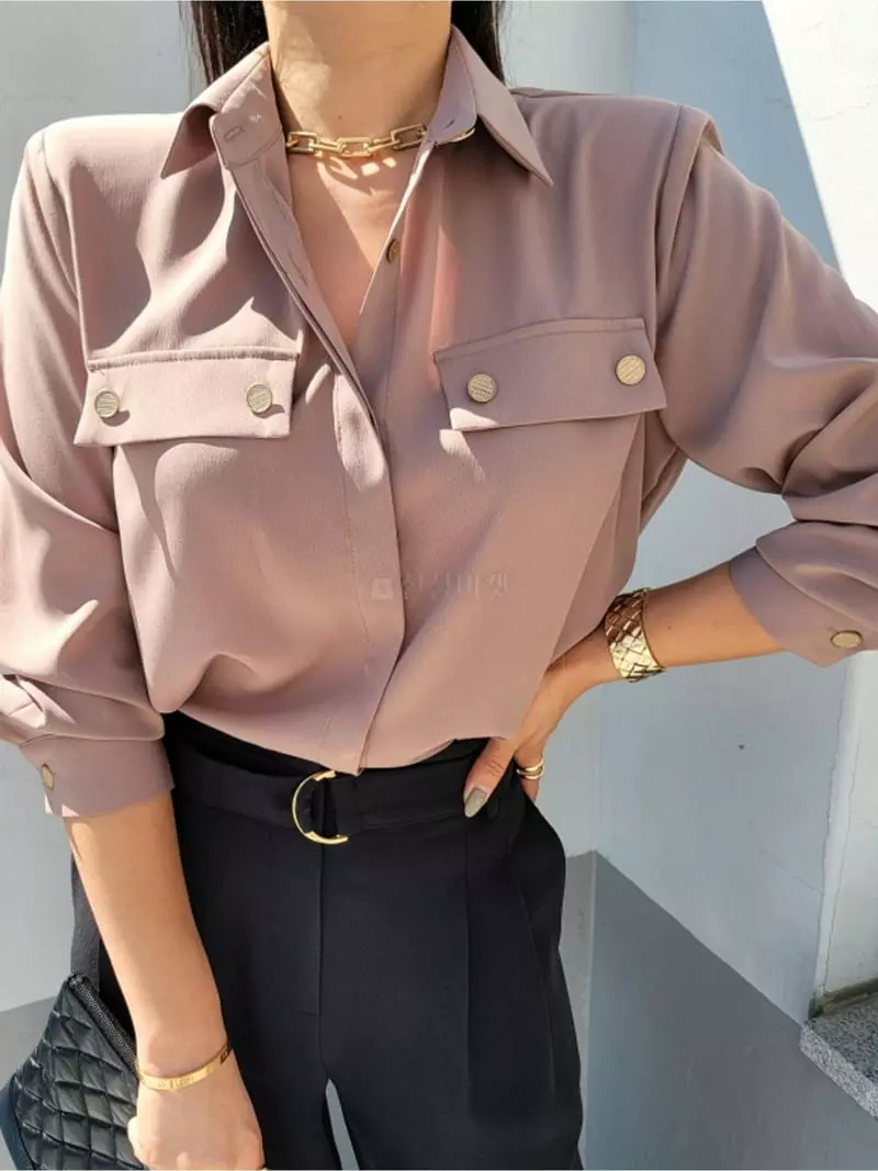 Gratia - Korean Women Fashion - #momslook - City Bloues - 11