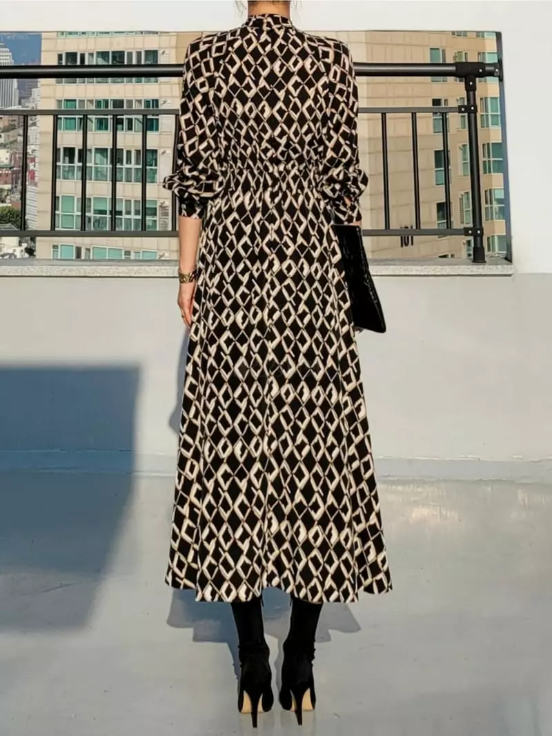 Gratia - Korean Women Fashion - #momslook - Lora Long One-piece - 5