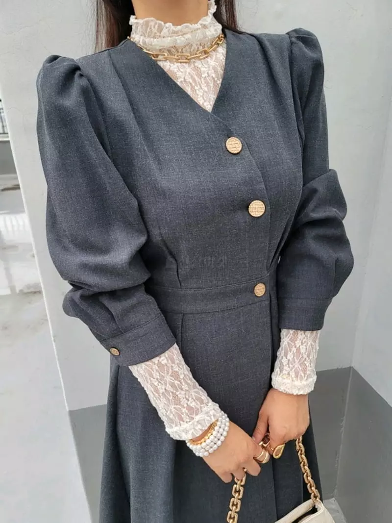 Gratia - Korean Women Fashion - #momslook - Jucy One-piece - 6