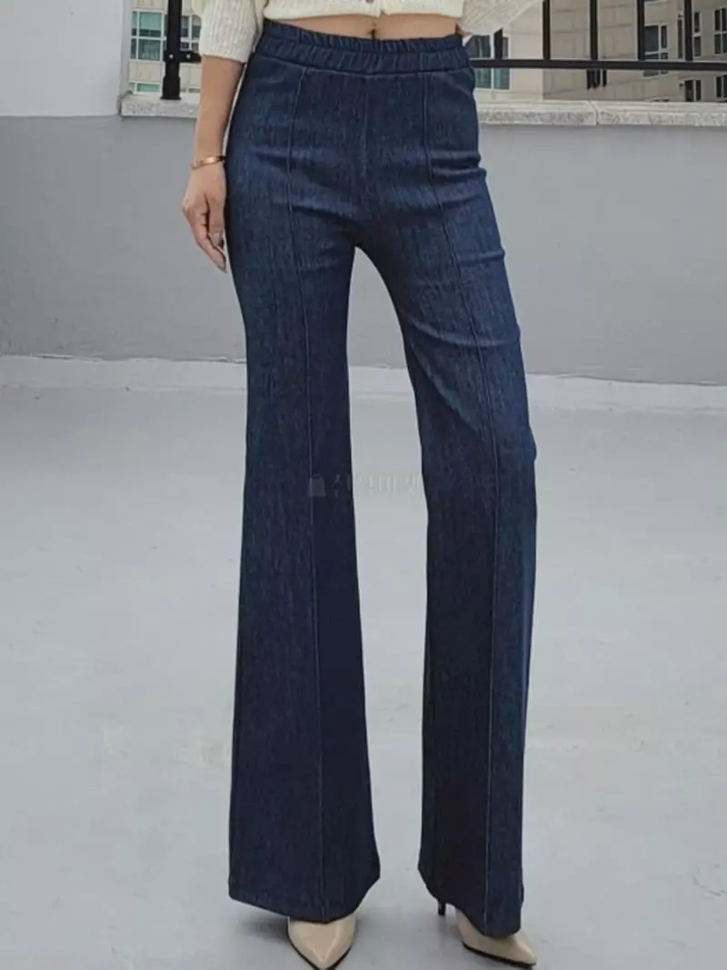 Gratia - Korean Women Fashion - #momslook - Denim Pants - 3