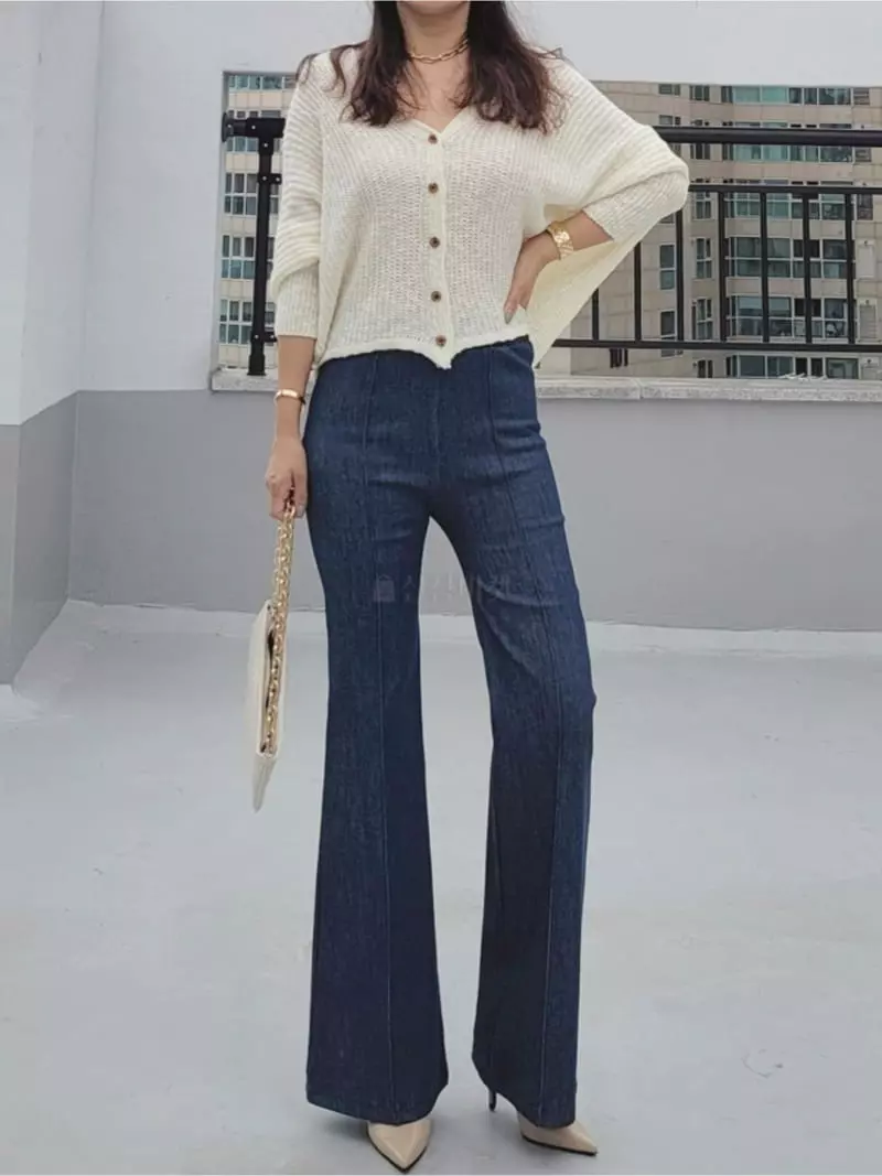 Gratia - Korean Women Fashion - #momslook - Denim Pants - 7