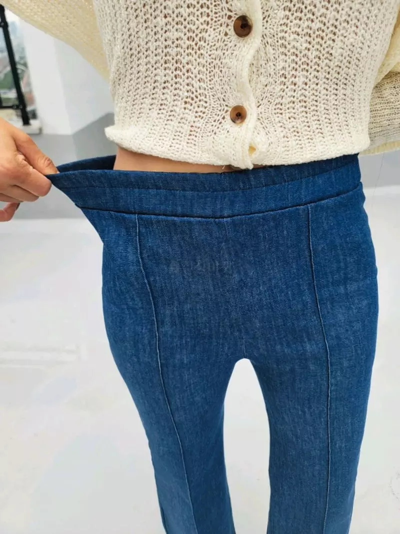 Gratia - Korean Women Fashion - #momslook - Denim Pants - 9