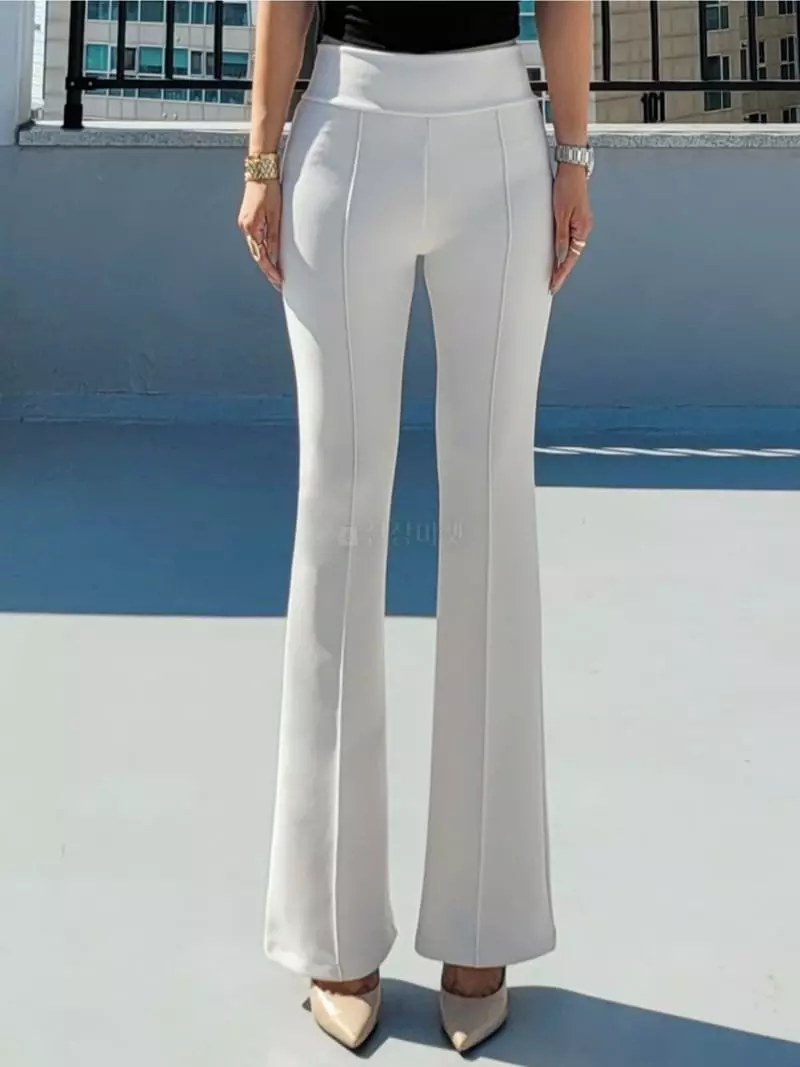 Gratia - Korean Women Fashion - #momslook - Joy Span Pants - 2