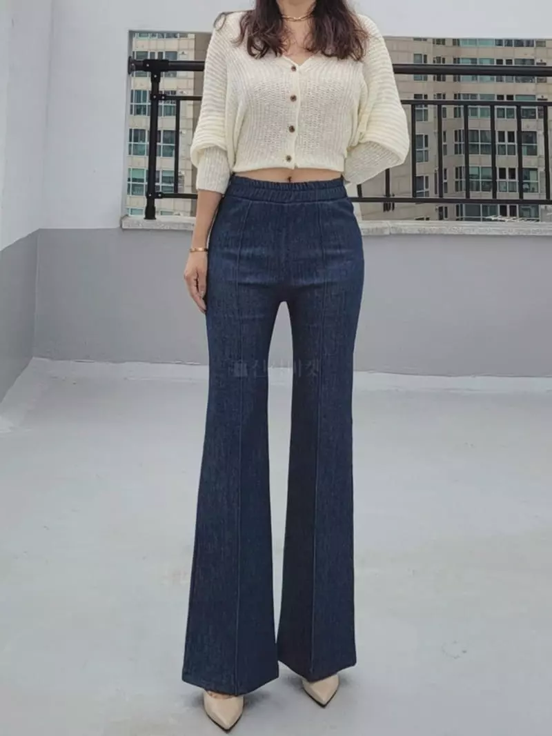 Gratia - Korean Women Fashion - #womensfashion - Denim Pants - 2