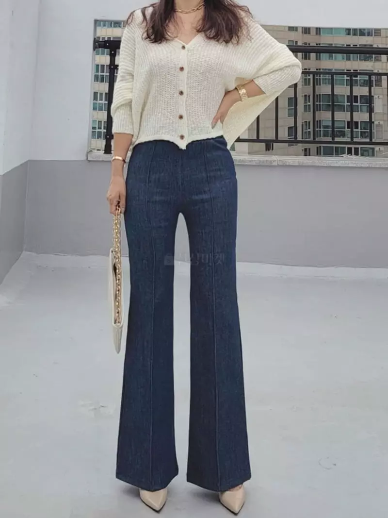 Gratia - Korean Women Fashion - #womensfashion - Denim Pants - 6