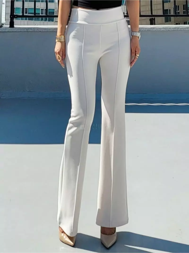 Gratia - Korean Women Fashion - #womensfashion - Joy Span Pants - 5