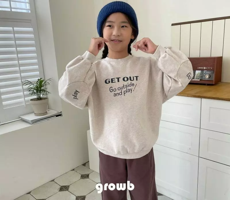 Grow B - Korean Children Fashion - #Kfashion4kids - Play Sweatshirt - 9