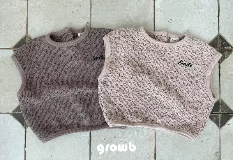 Grow B - Korean Children Fashion - #Kfashion4kids - Kitz Knit Vest