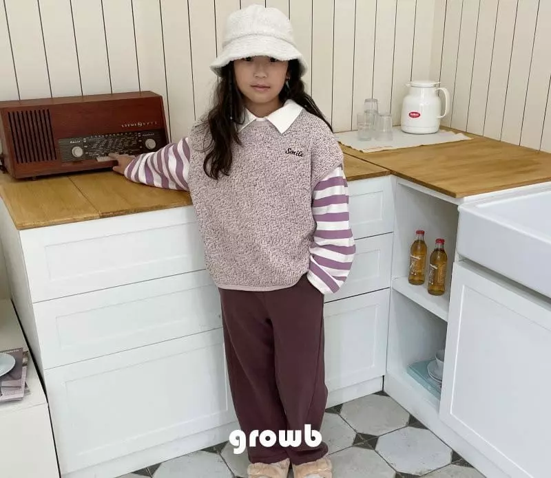 Grow B - Korean Children Fashion - #childofig - Kitz Knit Vest - 9