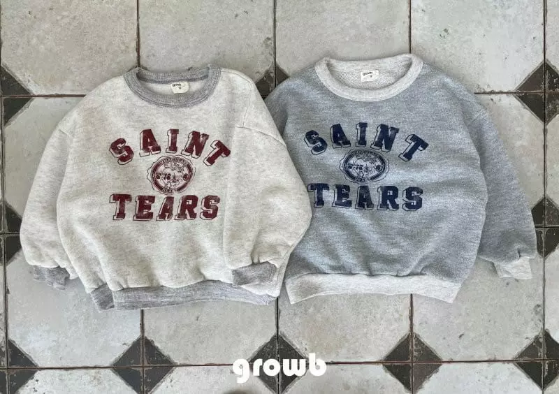 Grow B - Korean Children Fashion - #designkidswear - Saint Fleece Sweatshirt